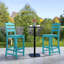 Tabouret de bar extérieur Hdpe