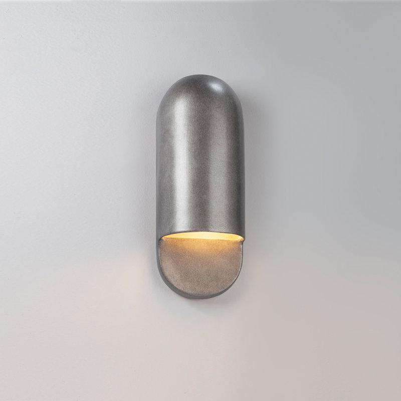 Tenny LED Outdoor Flush Mount, Antique Silver