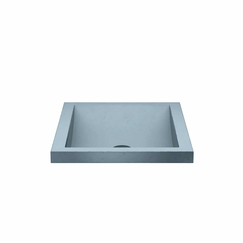NativeStone Handmade Rectangular Undermount Bathroom Sink, Ocean