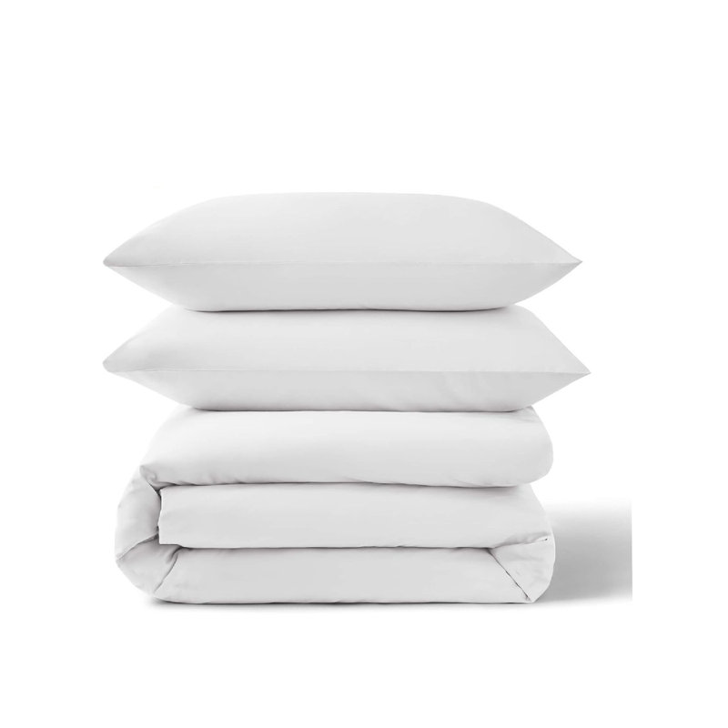 Cotton Solid Colour Duvet Cover Set