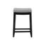 Bartonville Counter & Bar Solid Wood Backless Stool with Upholstered Seat-844602782-866721038