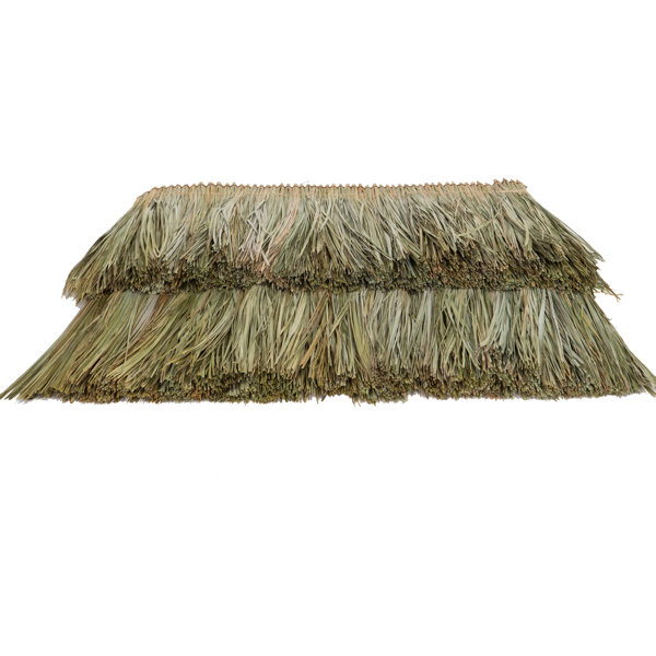Diy Straw Roof Carpet Trim Artificial Straw Mat Palm Thatch Rolls