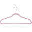 Paquet de 25 cintres minces en velours | Durable | Plastique solide | Mince | Garde sa forme | Organisation de garde-robe | Lavande | Peut supporter 10 lb | Tient la forme