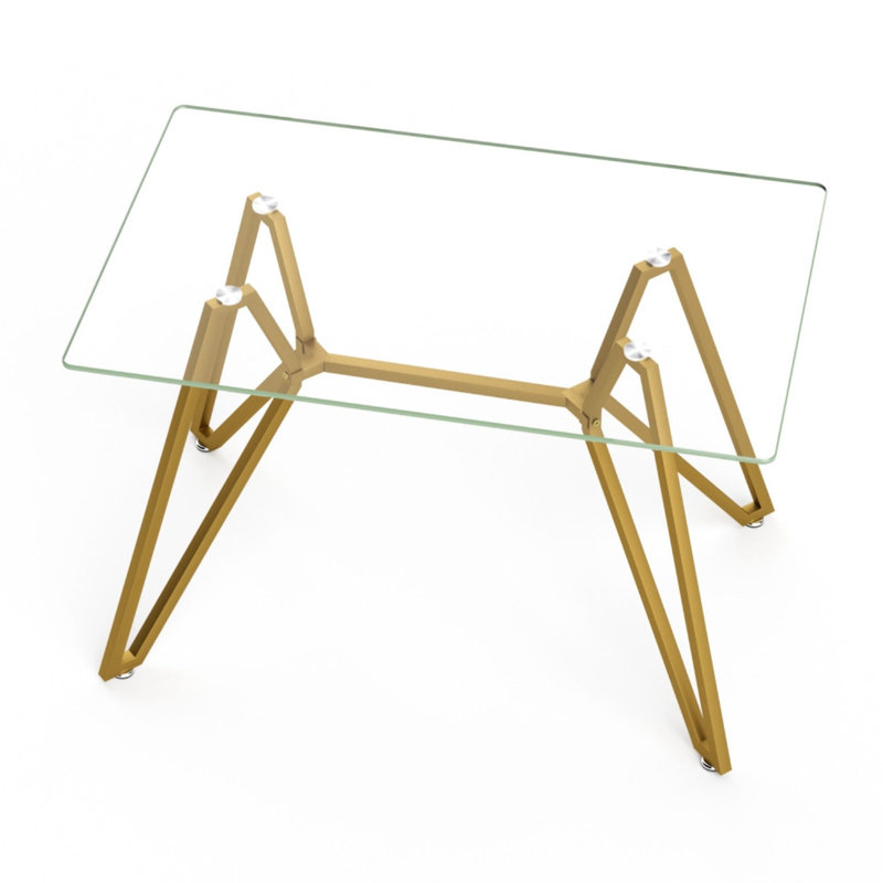 Table basse en tréteaux 47 po, H 30,3 po x L 47 po x l 29,5 po
