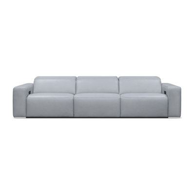 Canapé inclinable en cuir véritable Capri
