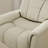Global Home Swivel Glider Recliner With Manual Adjustable Headrest & Footrest In Faux Leather Bentley Oyster-56801332