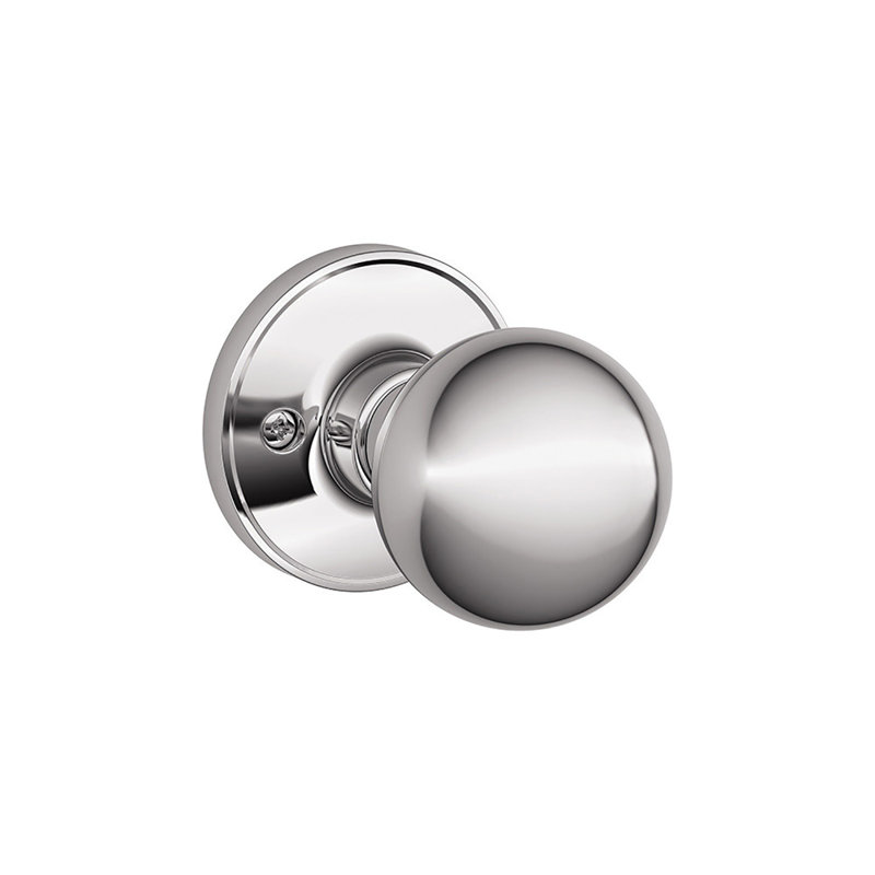 Corona Single Dummy Knob Non-Turning Lock, Bright Chrome