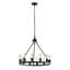 Lustre en roue de chariot en métal Gainell-1813962518