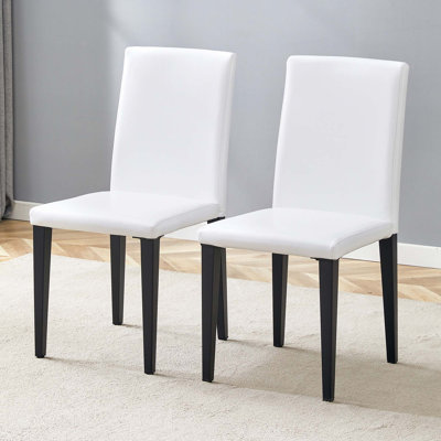 Chaises de salle à manger en lin