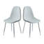 Mose 45cm H Fabric Upholstered Metal Upholstered Back Side Chair in Grey-1118271588-1176719316
