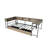 Corner Bed Frame Twin Size With Bookcase And 2 Underbed Storage Drawers, Modern Twin Bed With LED Light And Charging Station, Modern Daybed Reversible Left Or Right, Grey-1264583849-1264783388