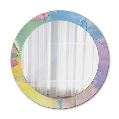 Huldar Glass Flat Wall Mirror