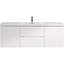 Meuble-lavabo flottant 60 po avec lavabo, meuble-lavabo mural moderne avec lavabo à surface solide et tiroirs à fermeture en douceur 60 po-106715870
