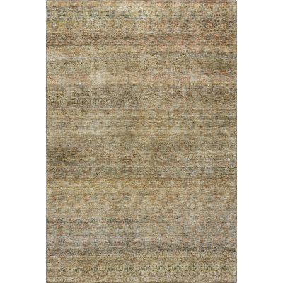Premium Machine Washable Lyndhurst AMF1174 Stripes Rug