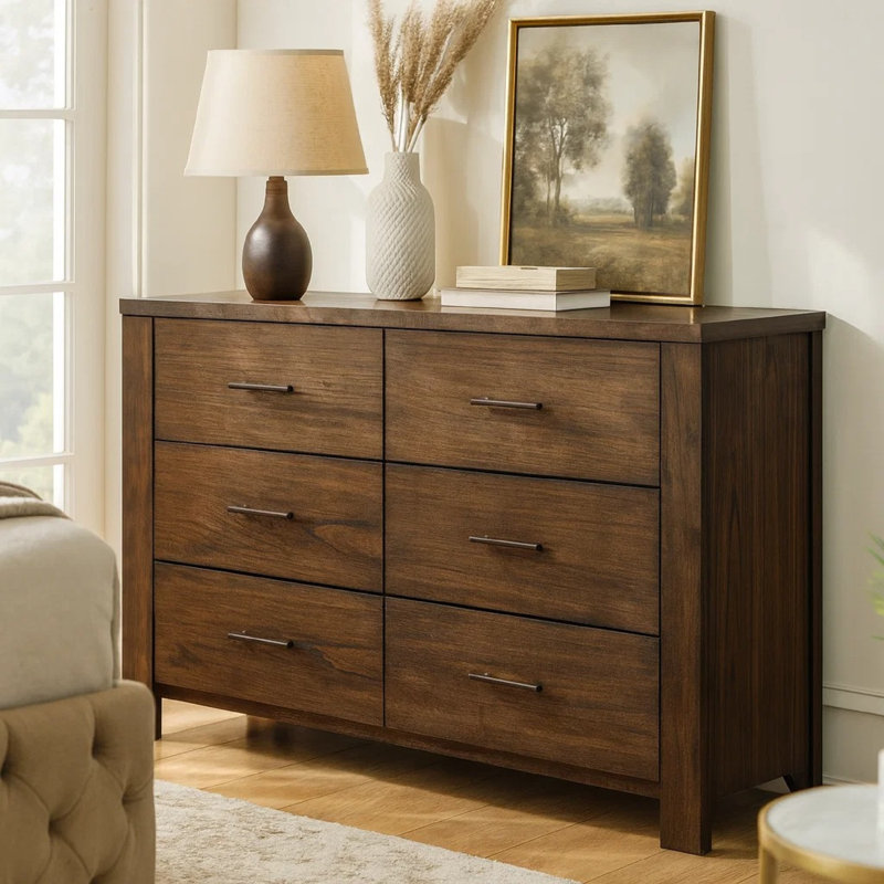 Commode double 6 tiroirs Ephrem