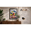 Lion In Savanna Modern - Print-136638153-136638154