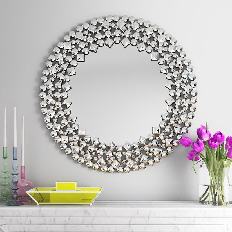 Miroir mural rond