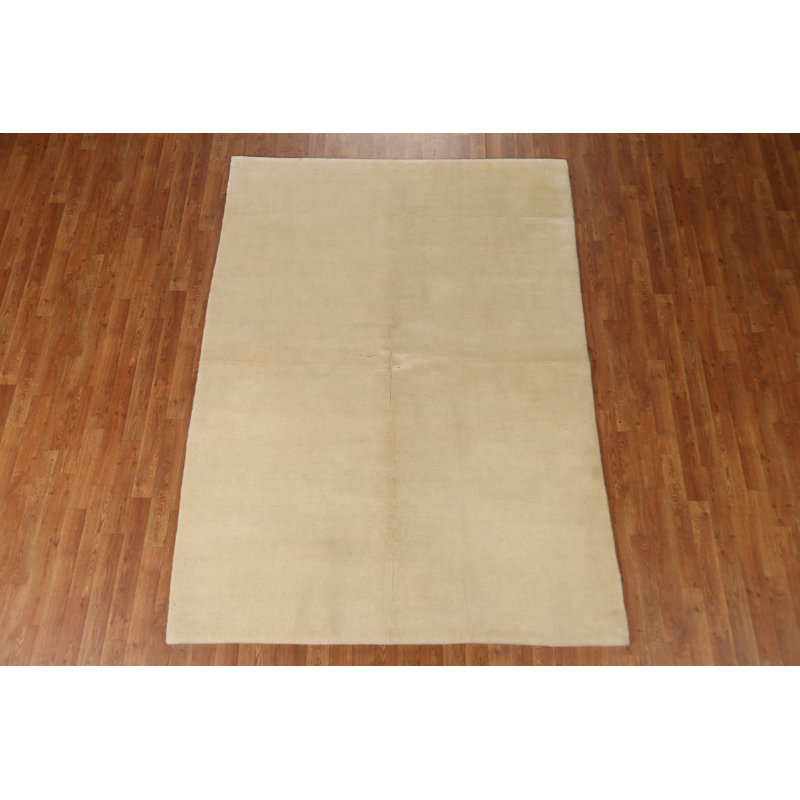 Tapis perse moderne Gabbeh noué à la main 6 x 8