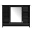 Armoire à miroir murale l 36 po x H 29 po avec porte-serviettes-151780917