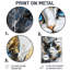Reproduction d'art moderne en métal, chat moderne, chat II-566481294