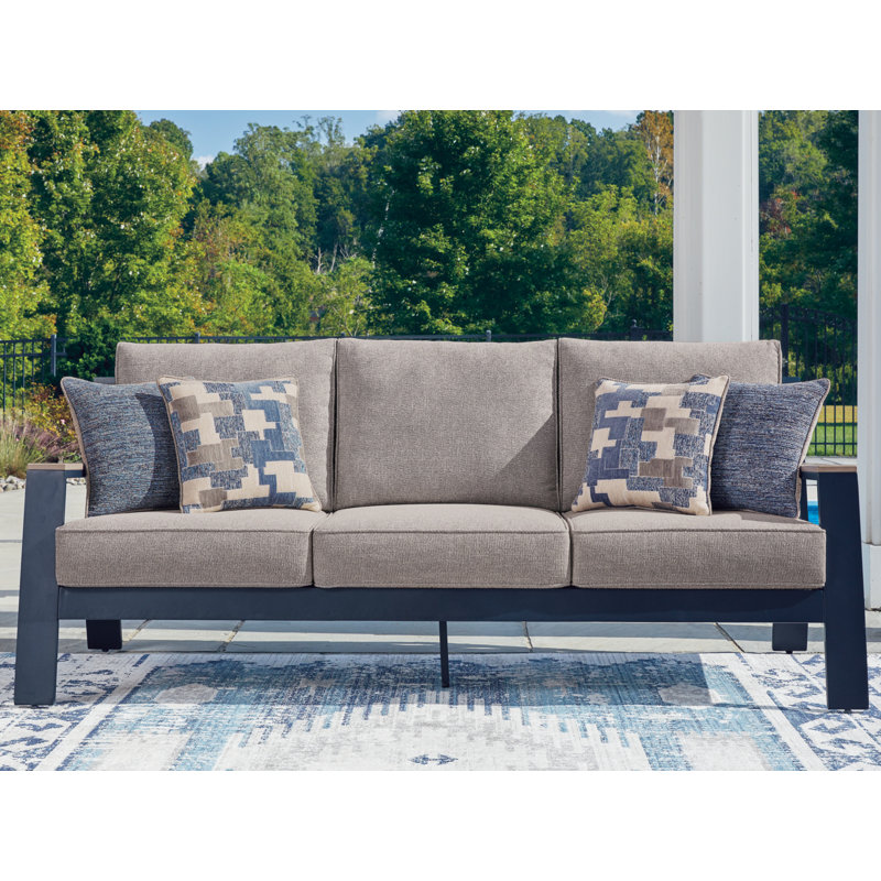 Canapé d'extérieur avec coussin Mabry Shores
