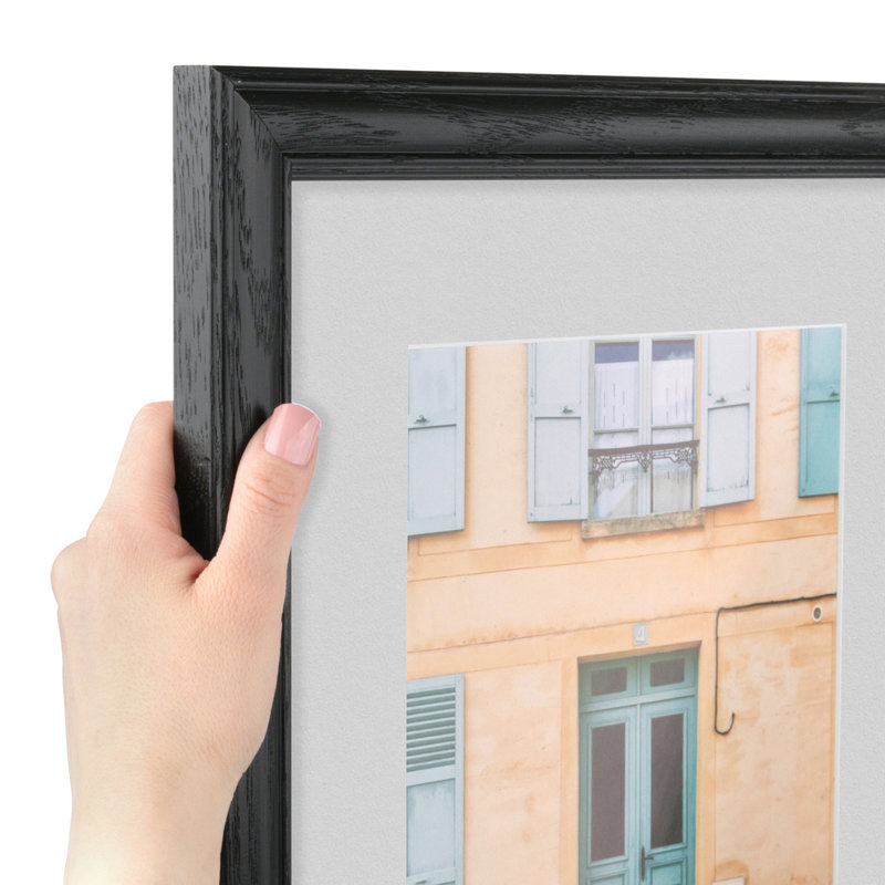 Cadre pour photo simple 6 "x 8" en bois mat, Chandelier