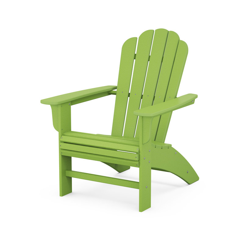 Chaise Adirondack POLYWOOD Country Living par POLYWOOD Curveback, Limette