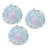 Iridescent Fluff Balls - 16" - Pack of 6
