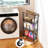 Slim Rolling Storage Cart With Wooden Top For Small Spaces (Maximize Kitchen Organization And Style)