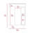 White 2 Piece Bathroom Set