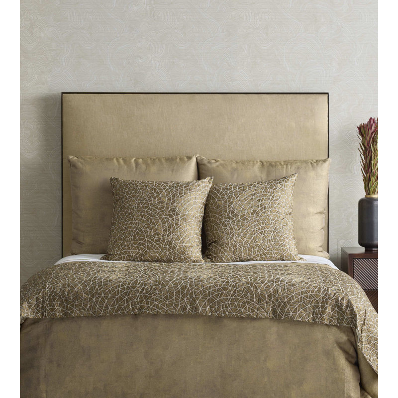 Coussin The Met x Ann Gish, 36 x 16, Or / gris anthracite