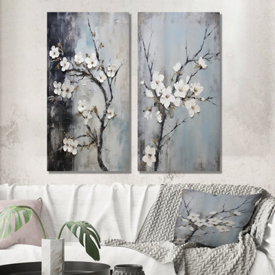 «Apple Blossom Harmony XI», 2 pièces sur toile