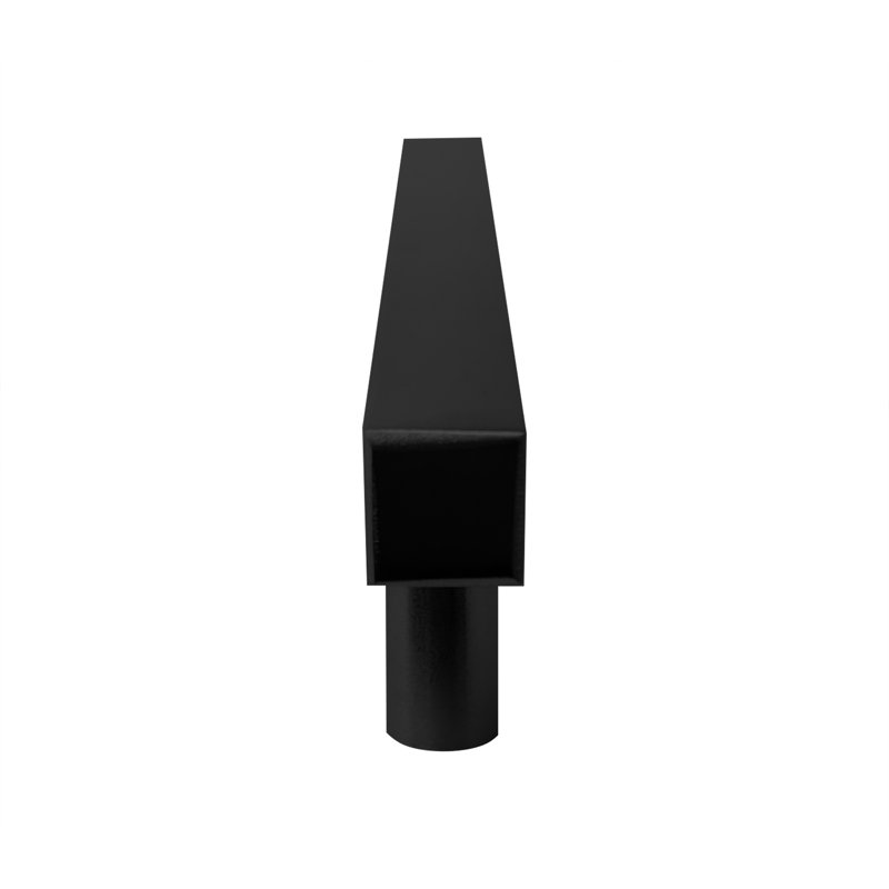 Poignée barre / poignée de 3,77 po Wynwood, Noir mat