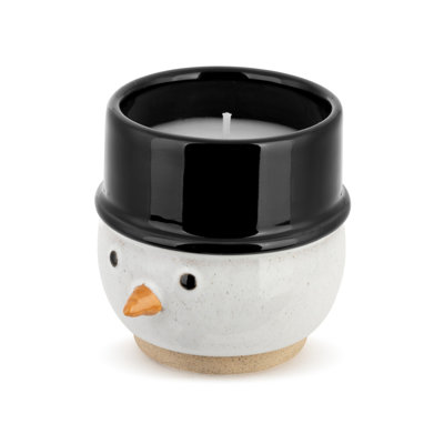Fireside Fir Scented Jar Candle with Ceramic Holder