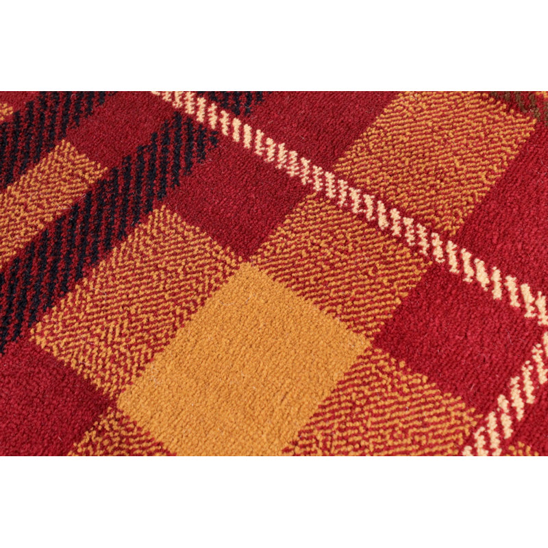 Seabolt Plaid Area Rug, Runner 67 x 230cm