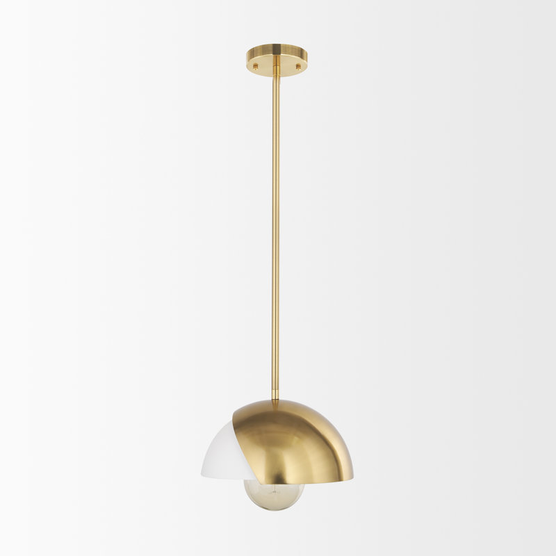 Luminaire suspendu bol 1 lumière Oblak
