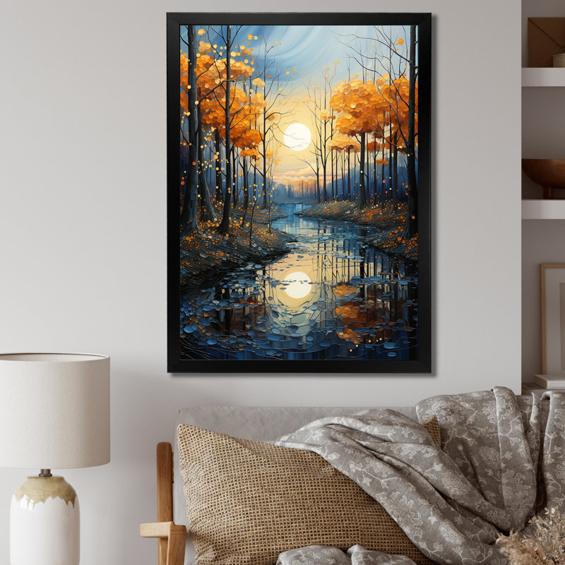 River Azure Bold III - impression, Cadre photo noir, H 20 po x l 12 po x P 1 po