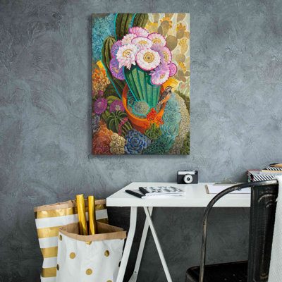 «The Prickly Garden» par David Galchutt - peinture sur toile tendue