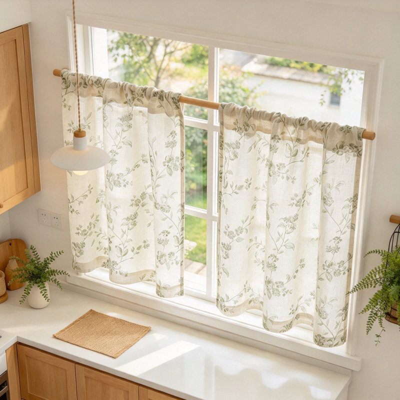 Floral Kitchen Curtain Kitchen Pelmet