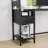 Computer Desk with Power Outlet & Storage Shelves, Study Table with USB Ports Charging Station