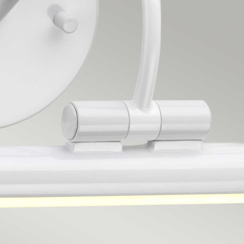 Alton 1 -Light Hardwired Dimmable LED Wall Mounted Picture Light, 16.1 cm H x 38.8cm W x 20.5cm D, White