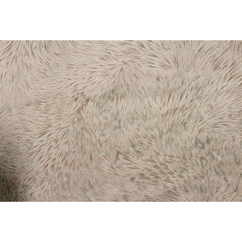 Tissu en velours Brocade Huntsville, 72 pouces en largeur, matériau gaufré pour le revêtement, le drapé, etc., Argent