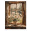 Pivoines à la grange III - impression de pivoines sur bois de pin naturel-1392780374