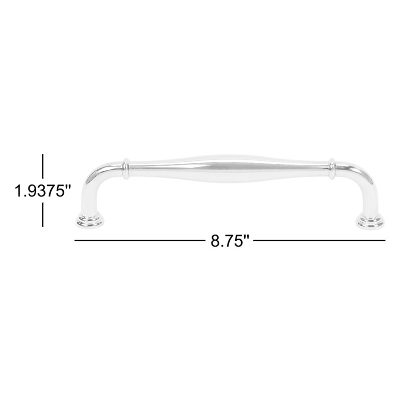 Charlie Appliance Pull, Polished Brass, 8"