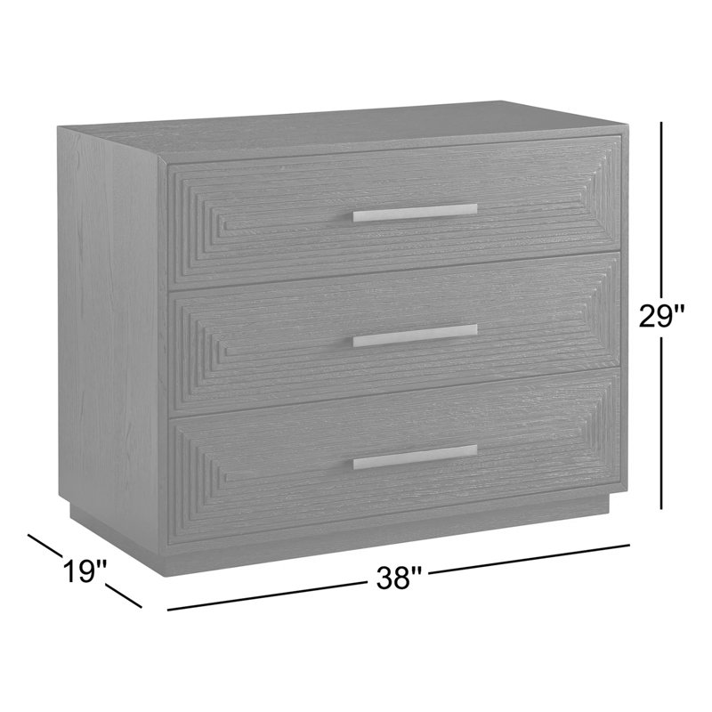 Bilbrook 3 - Drawer Dresser, Weathered Gray