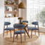 Chaise d'appoint rembourrée en bois massif Vannie-95087033-126400234