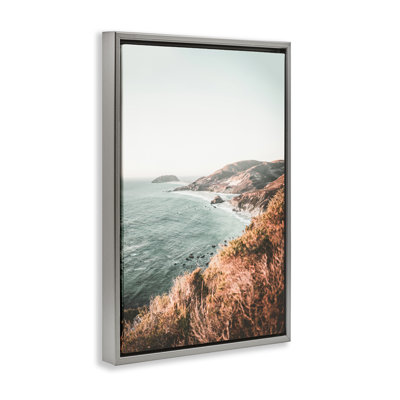 Cadre flottant Scenic Big Sur Coastline, design par Sissi et Seb