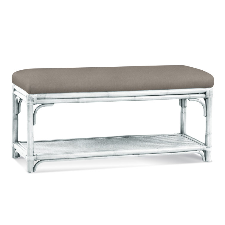 Banc de rangement en osier Summer Retreat