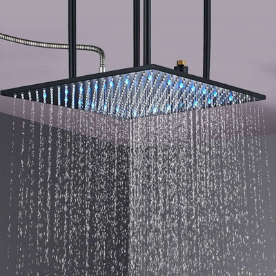 Système de douche à pluie à DEL Fontana