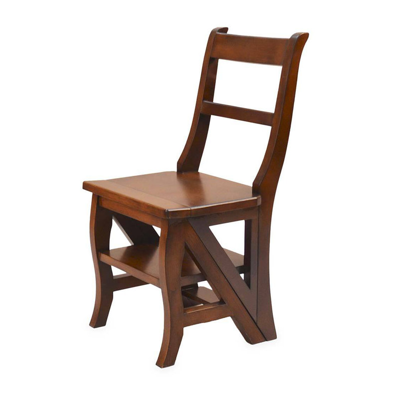 3 - Step Wood Folding Small Step Ladder